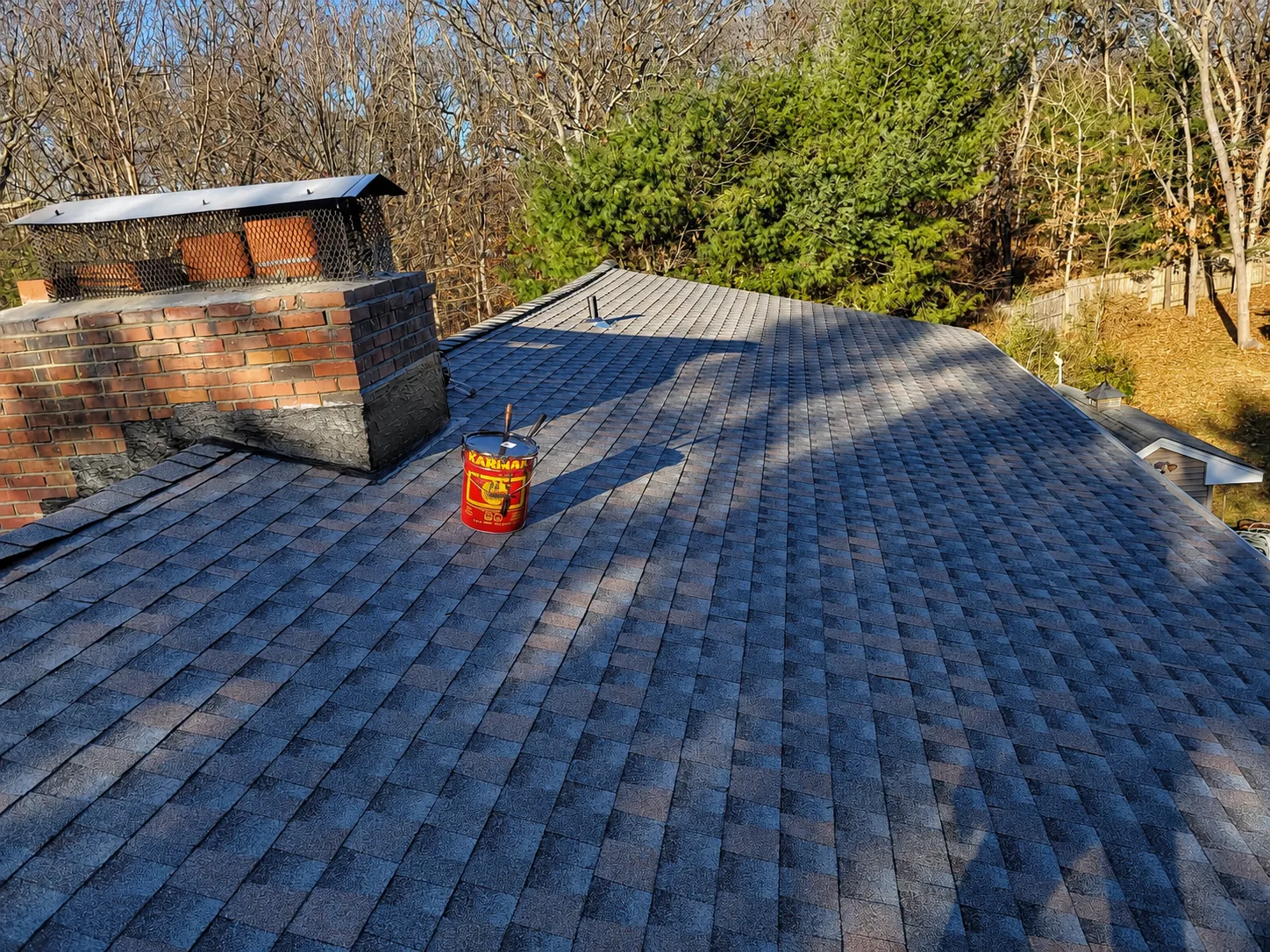 Flat and low-slope roofing work on a Queens, NY row house