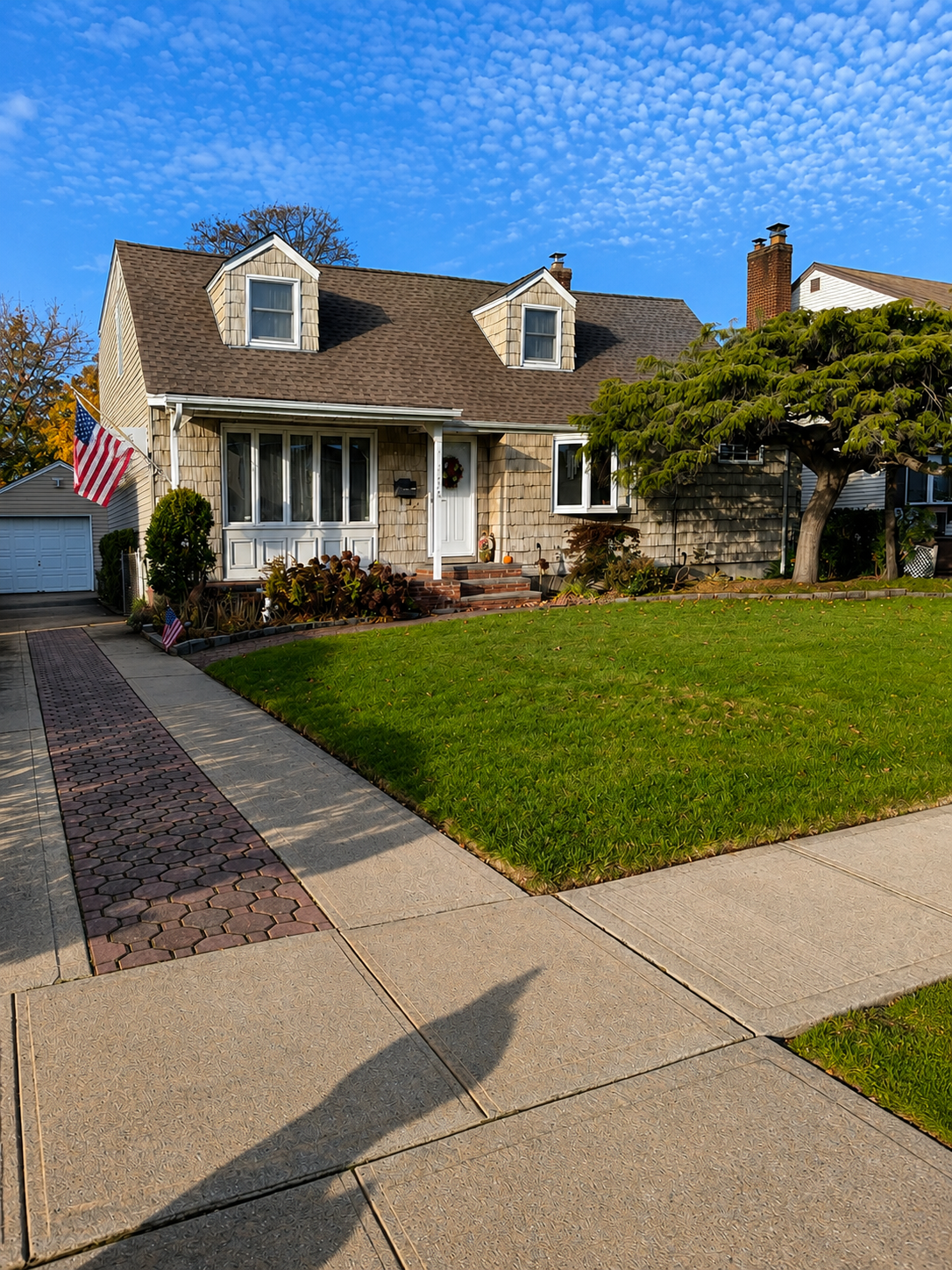 Completed roof replacement Long Island